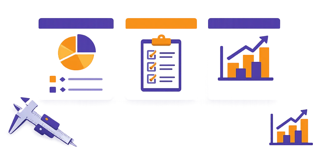 Ilustracja przedstawiająca różne rodzaje zmiennych używanych w analizie statystycznej