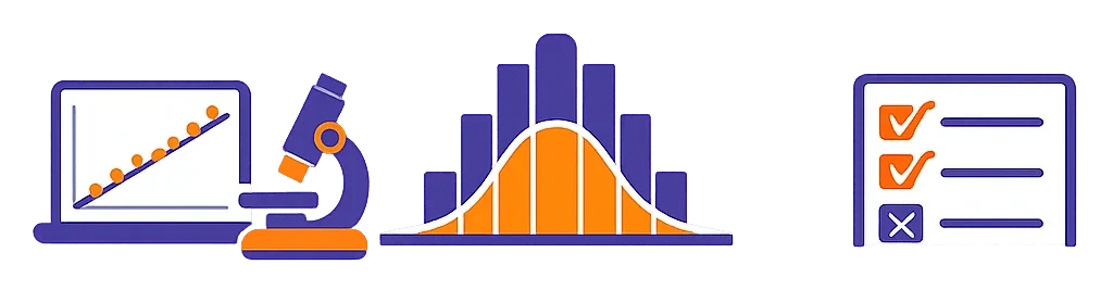 Wykres Q-Q i test normalności rozkładu – schemat oceny danych