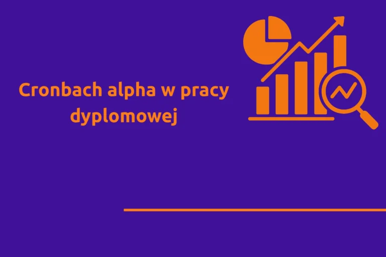 Cronbach alpha w pracy dyplomowej - obrazek wyróżniający.